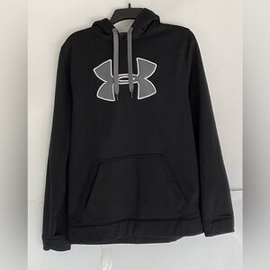 Under Armour Black Hoodie with Gray Logo